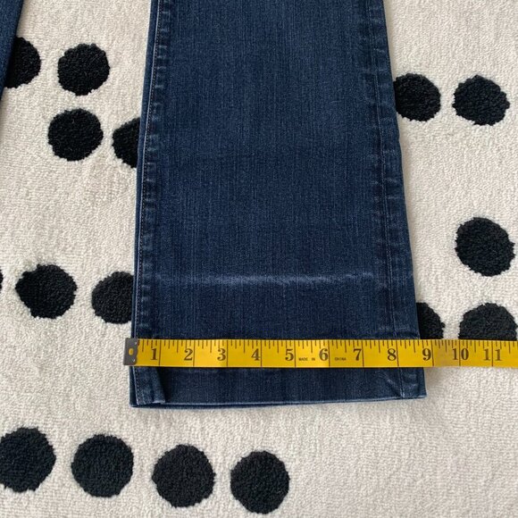 Rich & Skinny Dusty Star Dark Wash Denim Bootcut Long Jeans - Picture 15 of 16